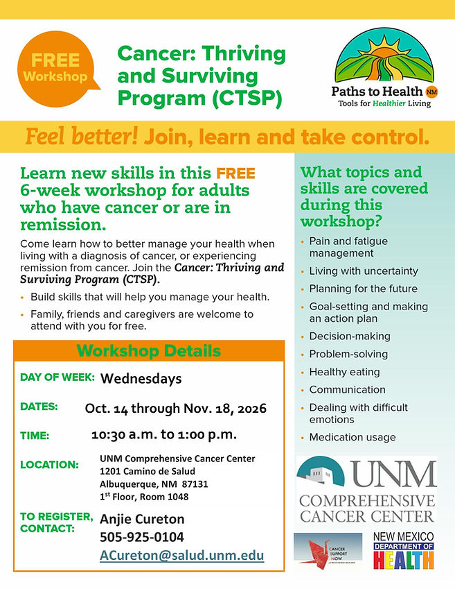 Cancer: Thriving and Surviving Program (CTSP) 