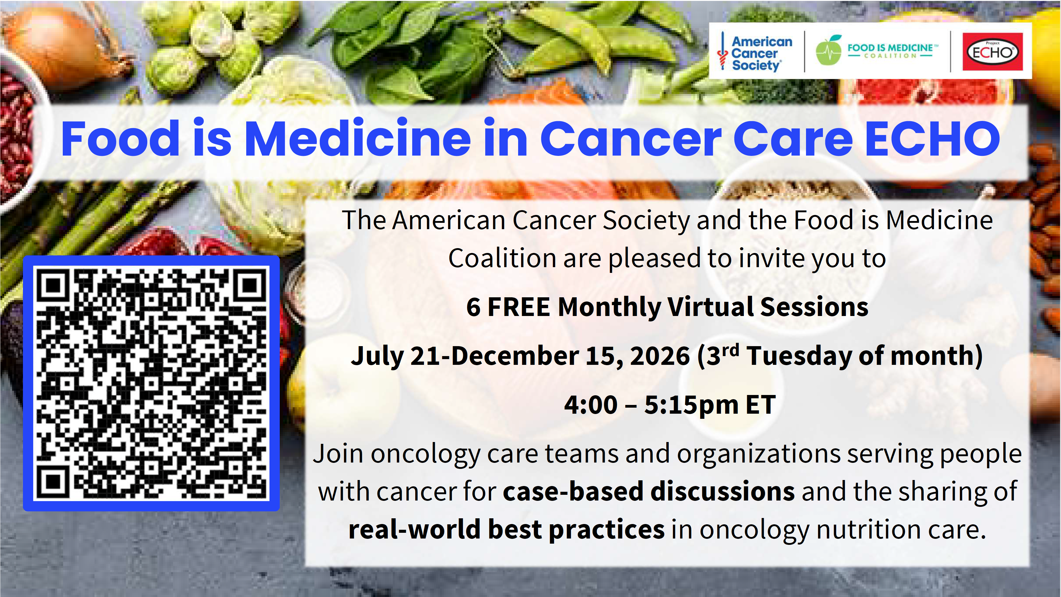 Food is Medicine in Cancer Care ECHO